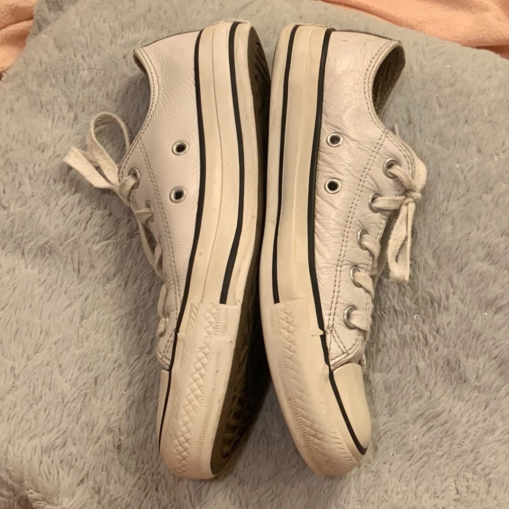 All Star Chuck Taylor Leather Converse Unisex Women’s 6 - Picture 6 of 11